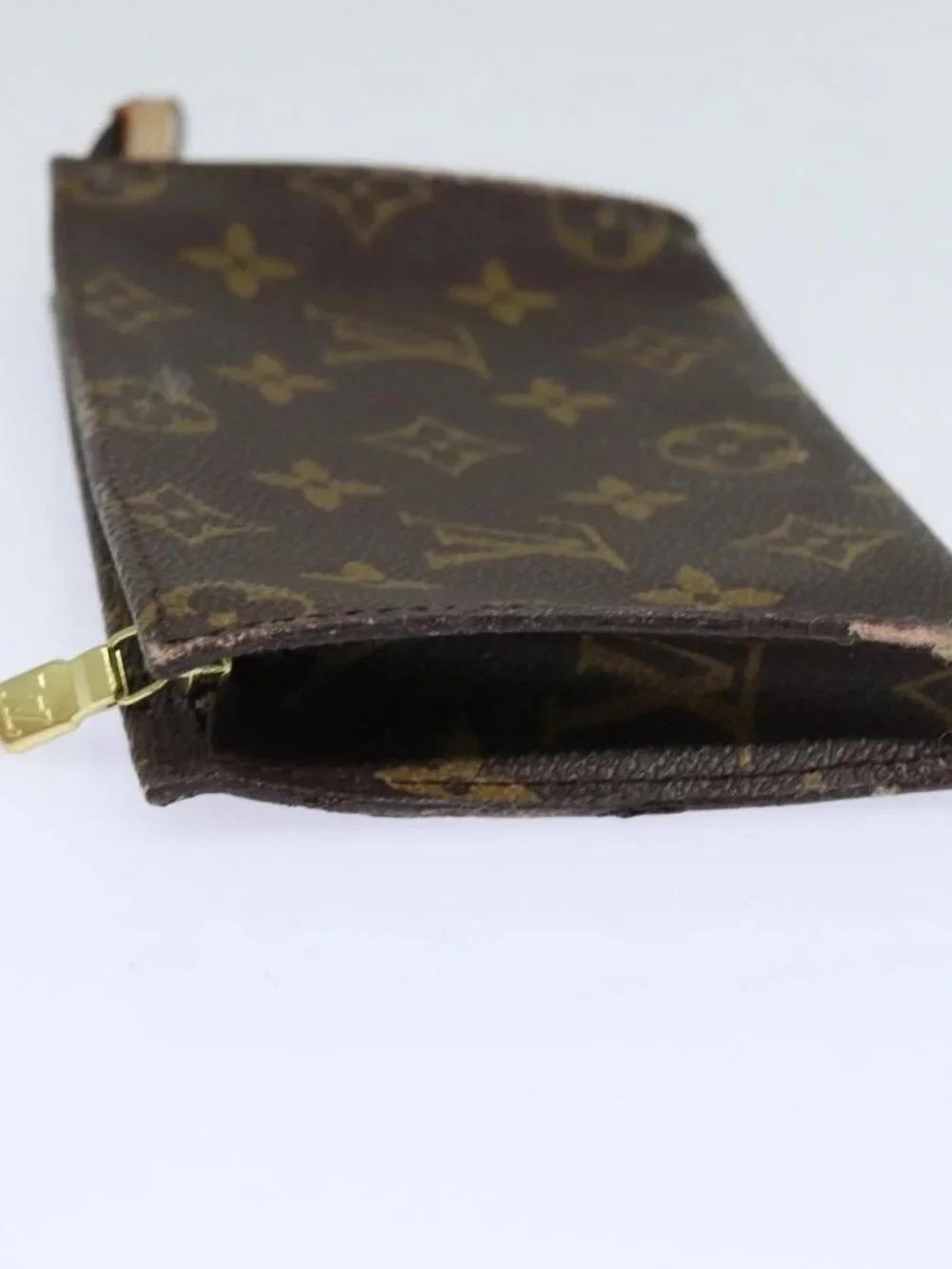 LOUIS VUITTON Monogram Bucket PM Accessory Pouch LV Auth